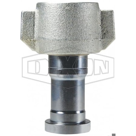 Dixon WS Series Quick Disconnect Interchange High Pressure Wingstyle Hydraulic Flange Head Coupling, 1-1/4 10WSFH10